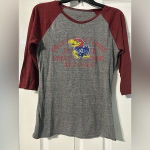 Kansas Jayhawks Baseball Tee